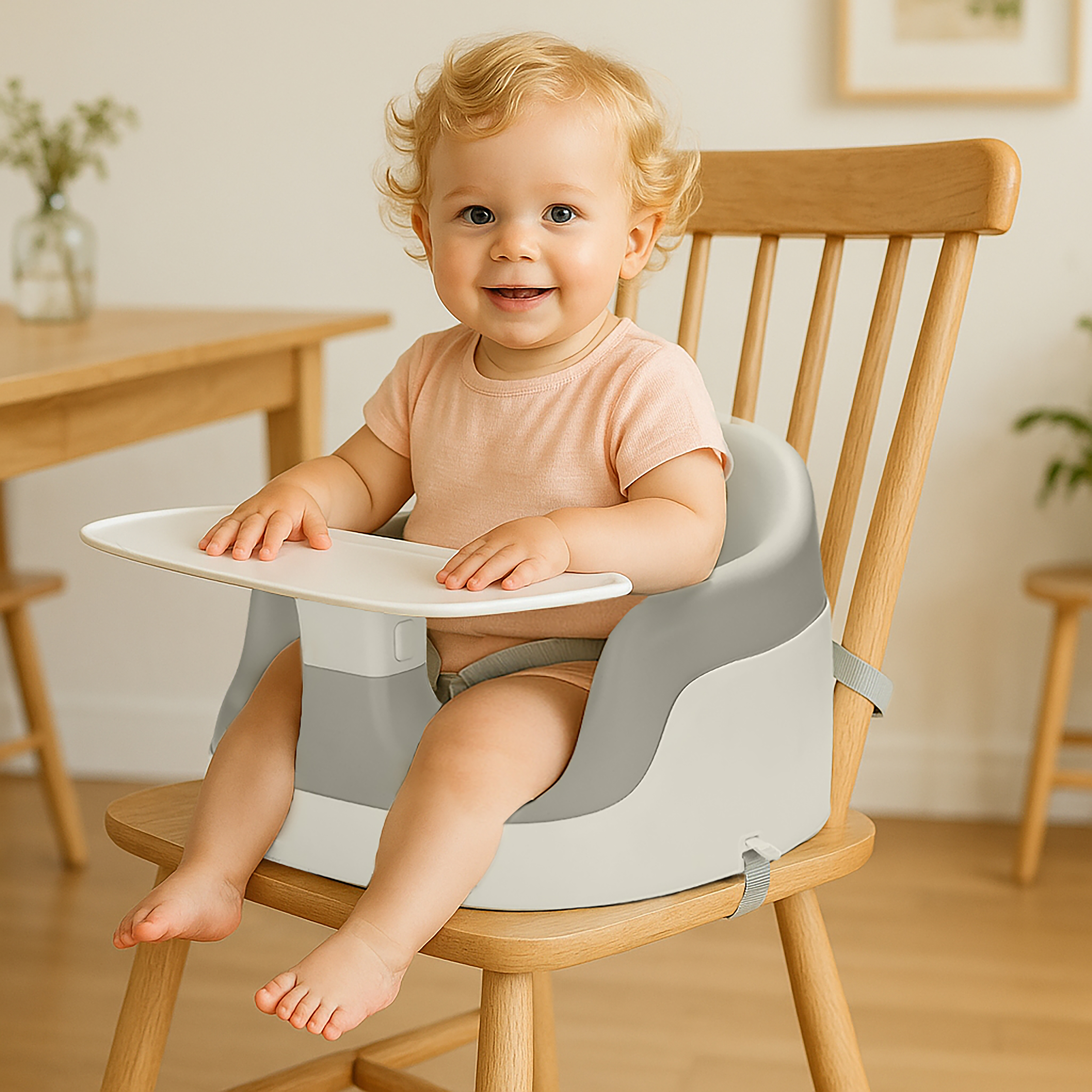 Lucky Baby Boodee 3 In 1 Booster/Bath Chair